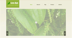 Desktop Screenshot of farmrichorganics.com